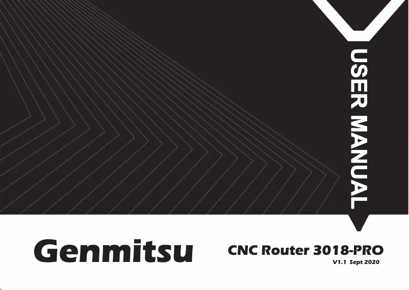 Image de la première page du manuel de l'appareil CNC Router 3018-PRO