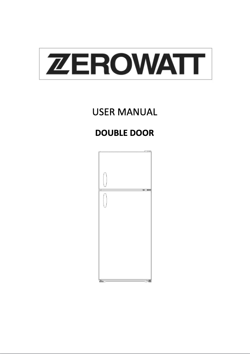 Page n°1 - Manuel utilisateur Zerowatt ZMDDS 5142W