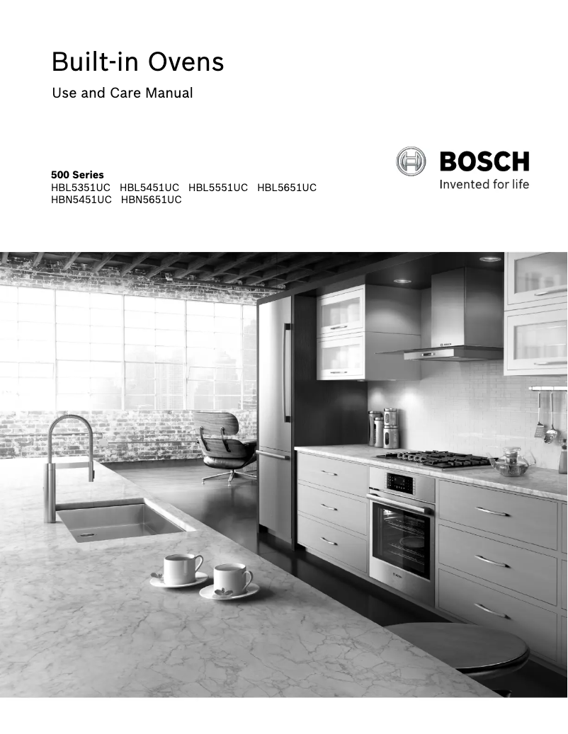Página 1 del manual Manual de uso y mantenimiento Bosch HBN5651UC