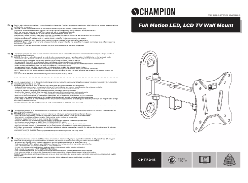 Imagen de la primera página del manual del dispositivo CHTF215