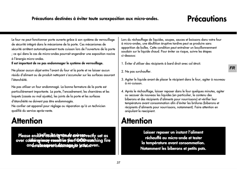Page n°1 - Manuel utilisateur LG MC-7889DS