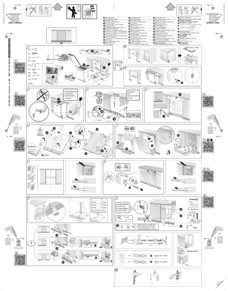 Page n°1 - Guide d'installation Siemens SN658X04IE