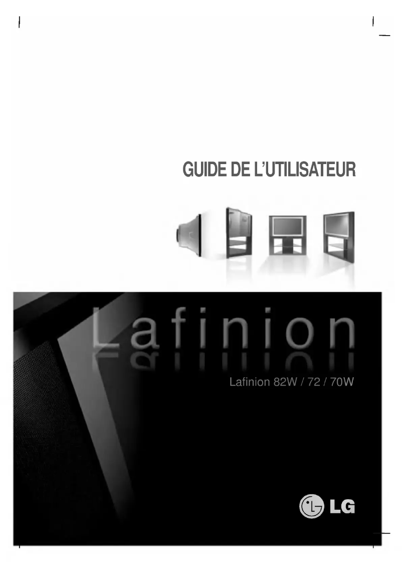 Page 1 de la notice Manuel utilisateur LG RT-29FC40RB