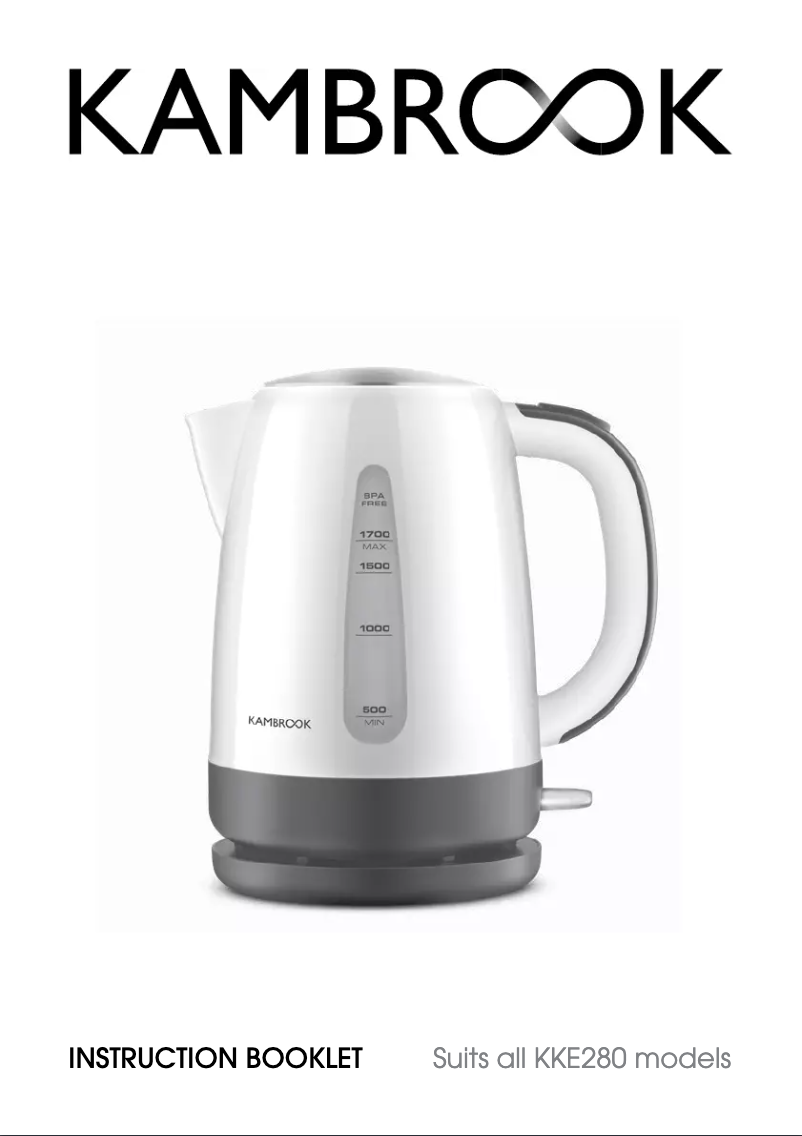 Page 1 de la notice Manuel utilisateur Kambrook Pour with Ease KKE280