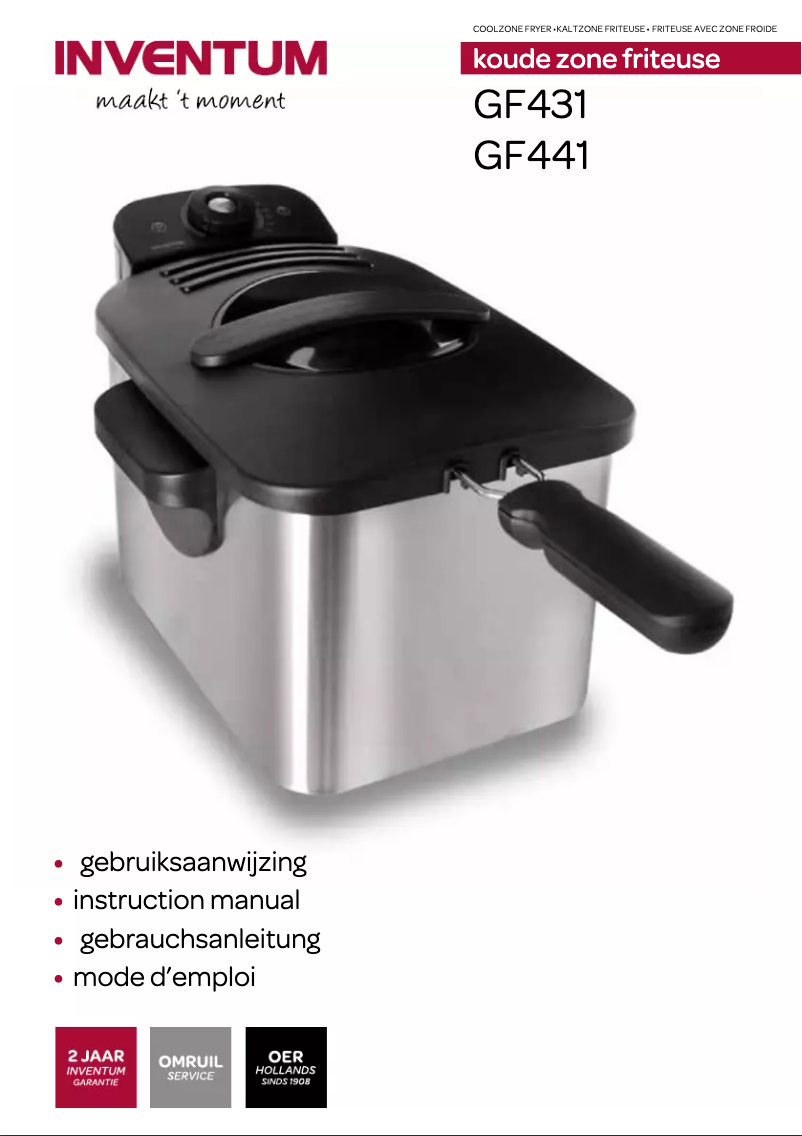 Page 1 de la notice Manuel utilisateur Inventum GF431S