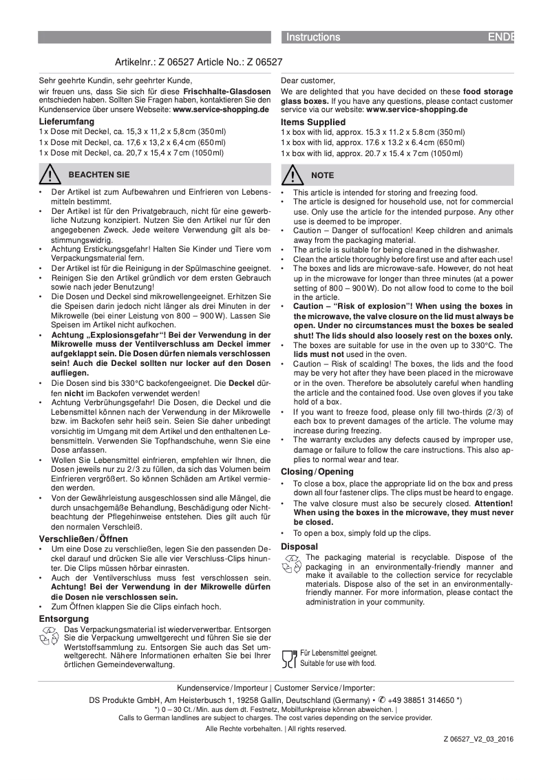 Image de la première page du manuel de l'appareil Klick-it 06527