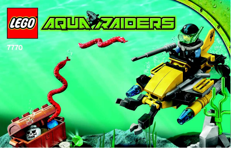 Imagen de la primera página del manual del dispositivo Aqua Raiders 7770