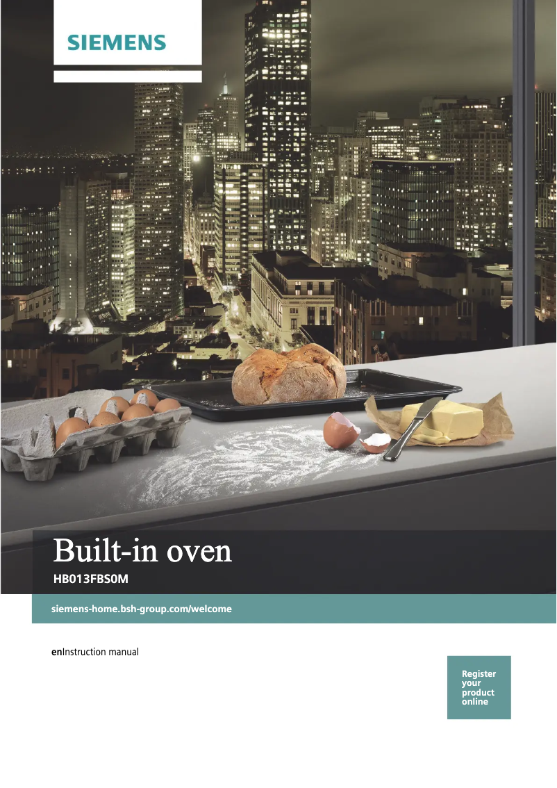 Page 1 de la notice Manuel utilisateur Siemens HB013FBS0M