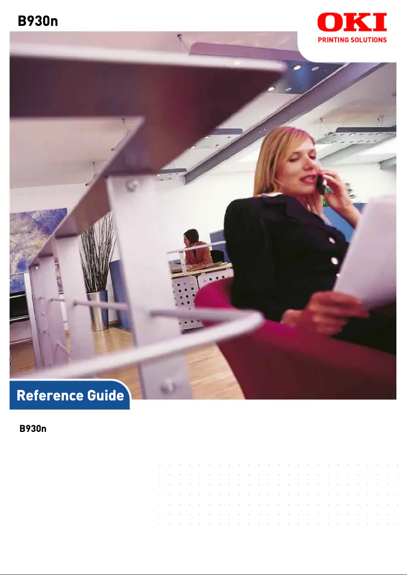 Page 1 de la notice Manuel utilisateur OKI B930