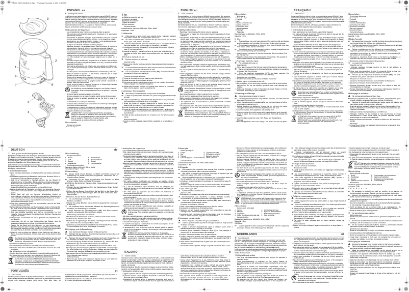 Page n°1 - Manuel utilisateur Solac CH6301