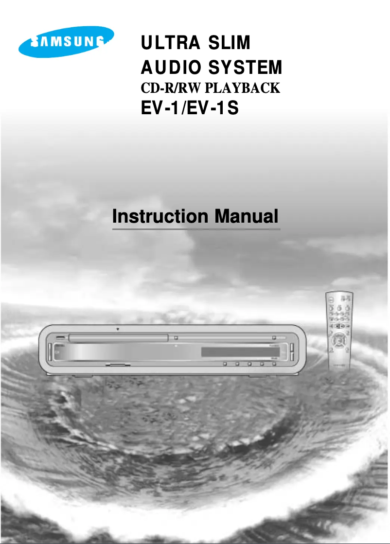 Page 1 de la notice Manuel utilisateur Samsung EV-1S
