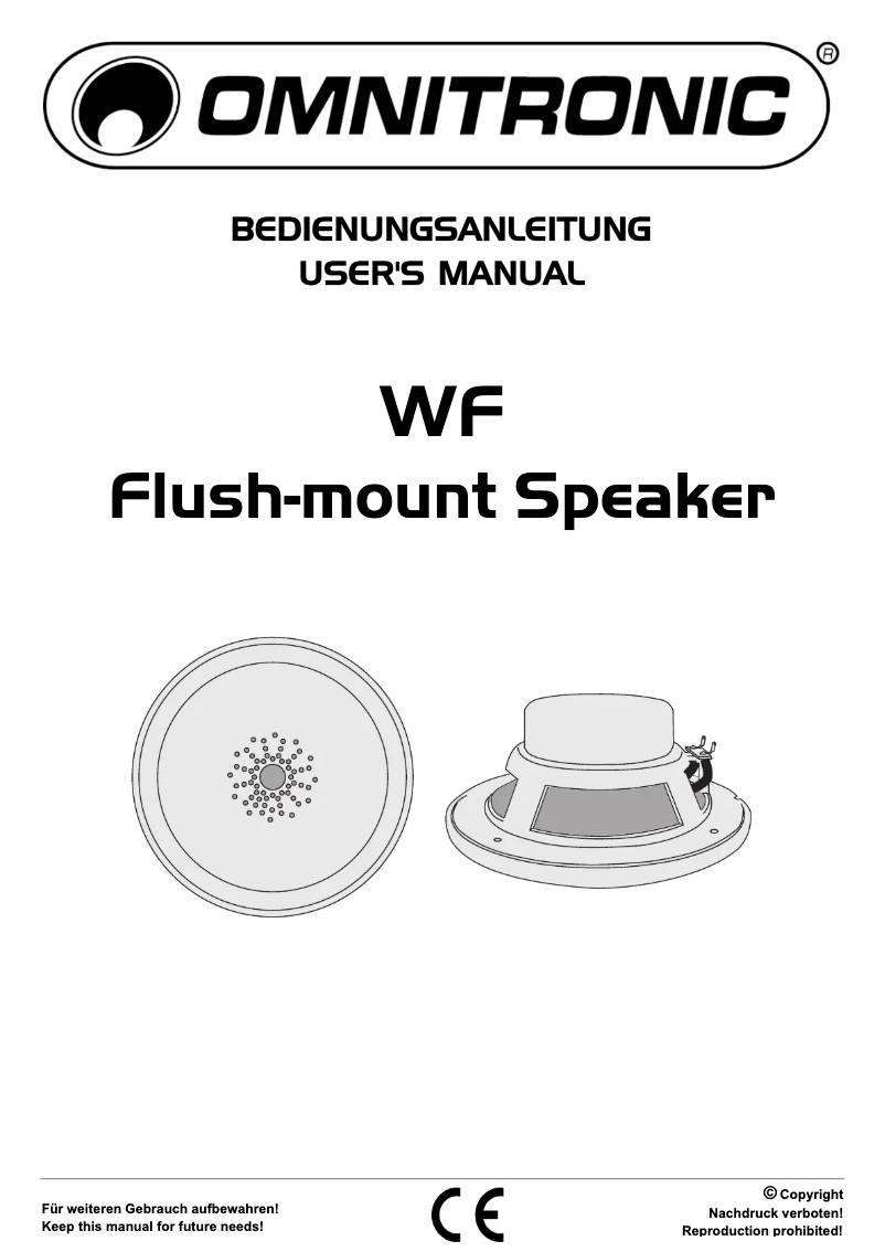 Page 1 of the manual User Manual Omnitronic WF-5