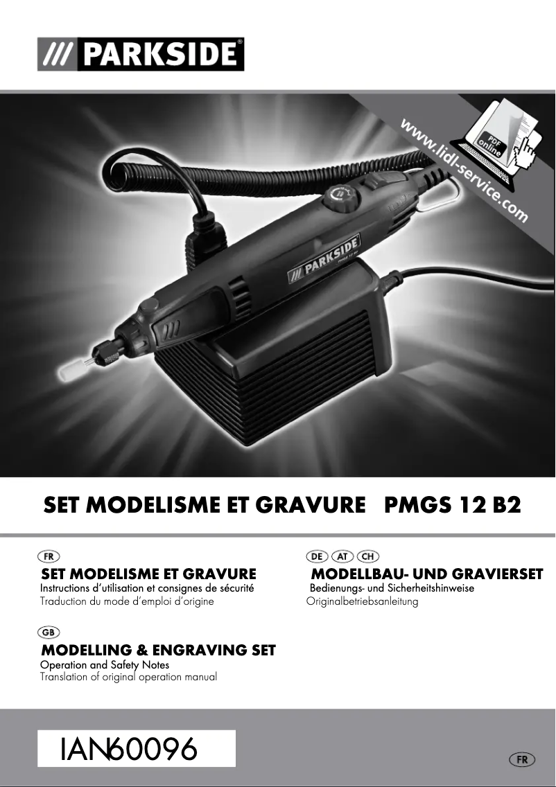 Page n°1 - Manuel utilisateur Parkside PMGS 12 B