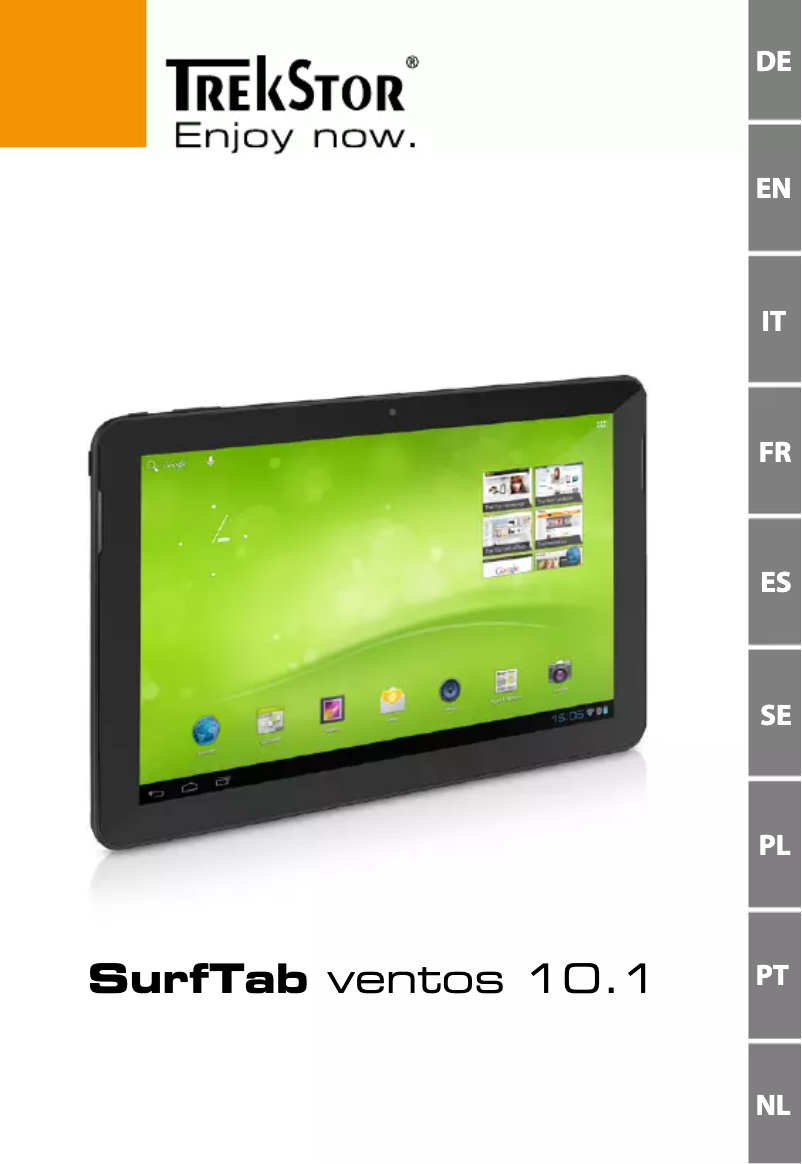 Page n°1 - Manuel utilisateur TrekStor SurfTab ventos 10.1