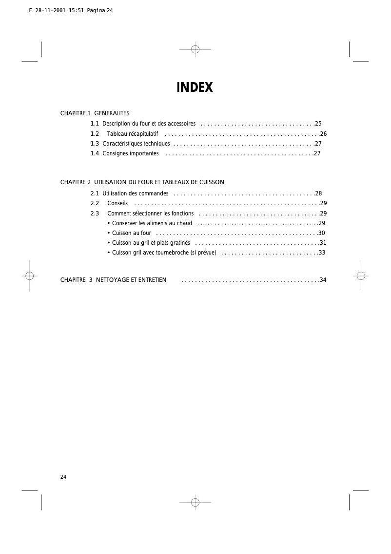 Page n°1 - Manuel utilisateur DeLonghi EO3835