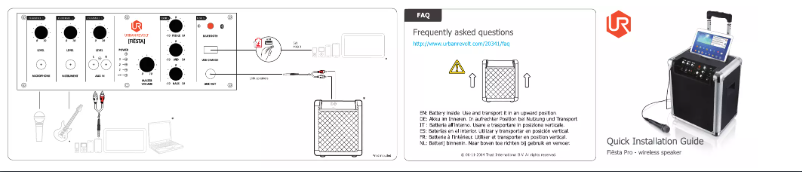 Image de la première page du manuel de l'appareil Fiësta Pro