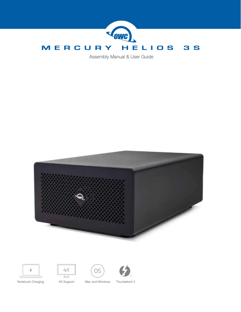 Page n°1 - Manuel utilisateur OWC Mercury Helios 3S