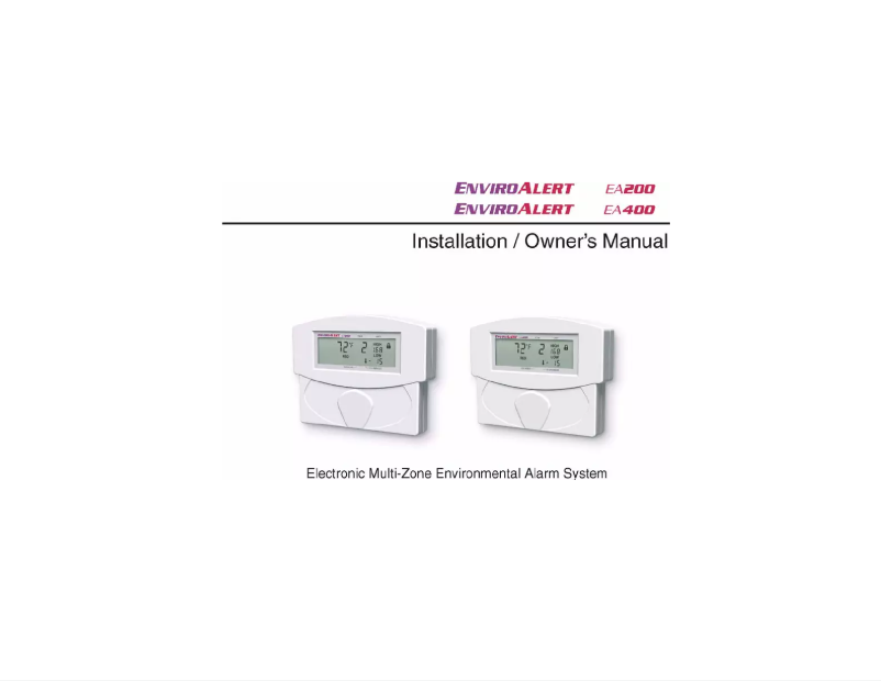 Page n°1 - Manuel utilisateur Winland EA200-12