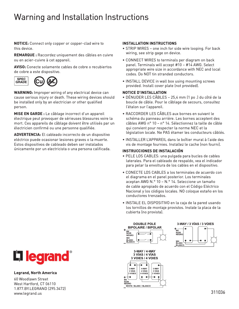 Image de la première page du manuel de l'appareil TM874LA