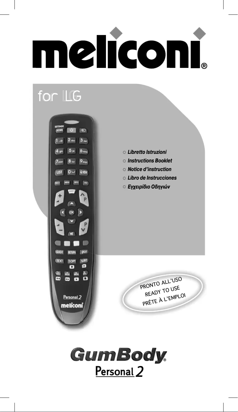 Image de la première page du manuel de l'appareil Gumbody Personal 2