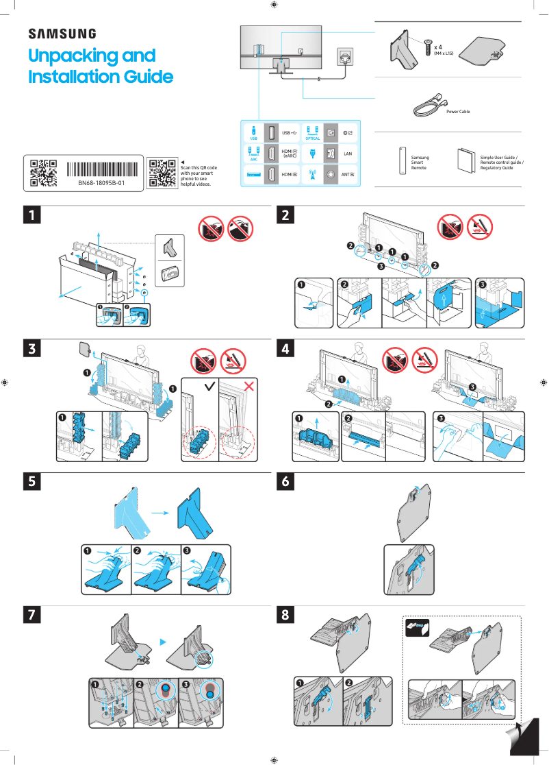 Image de la première page du manuel de l'appareil QN98QN90DAF