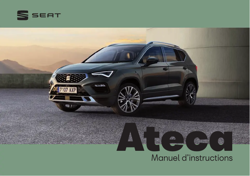 Page 1 de la notice Manuel utilisateur Seat Ateca (2021)