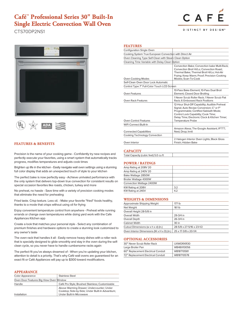 Imagen de la primera página del manual del dispositivo CTS70DP2NS1