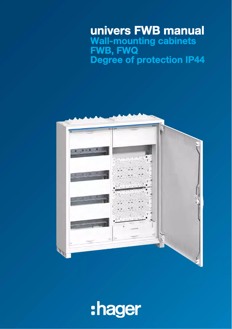 Page n°1 - Manuel utilisateur Hager FWB43D