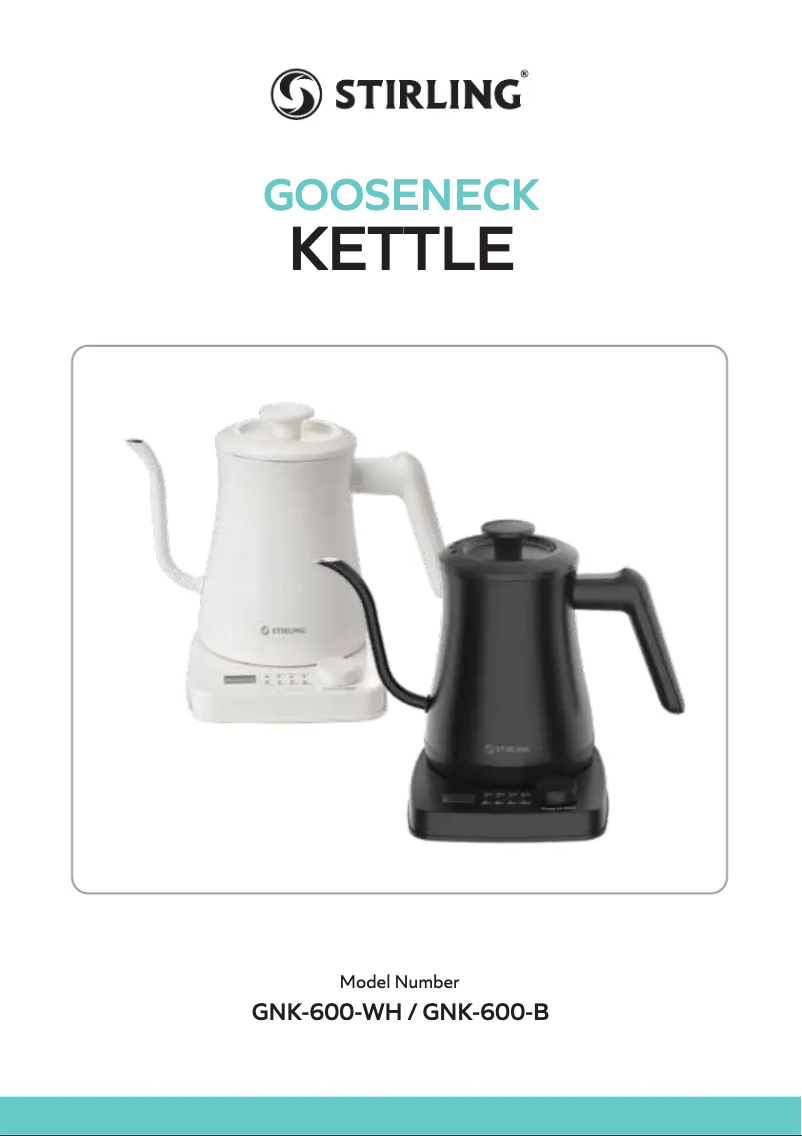 Page 1 de la notice Guide de démarrage rapide Stirling GNK-600