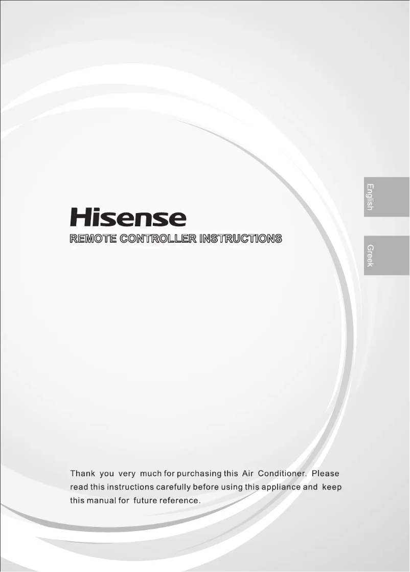 Page n°1 - Manuel utilisateur Hisense KF35XR0EG