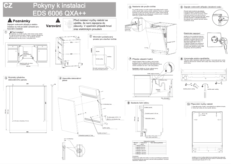 Image de la première page du manuel de l'appareil EDS 6006 QXA++