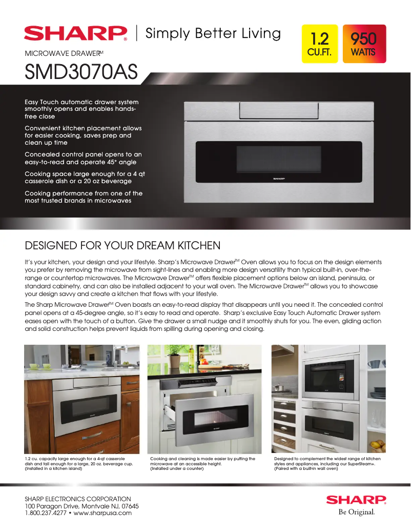 Image de la première page du manuel de l'appareil SMD3070AS