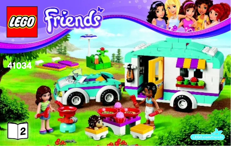Page n°1 - Manuel utilisateur Lego Friends 41034