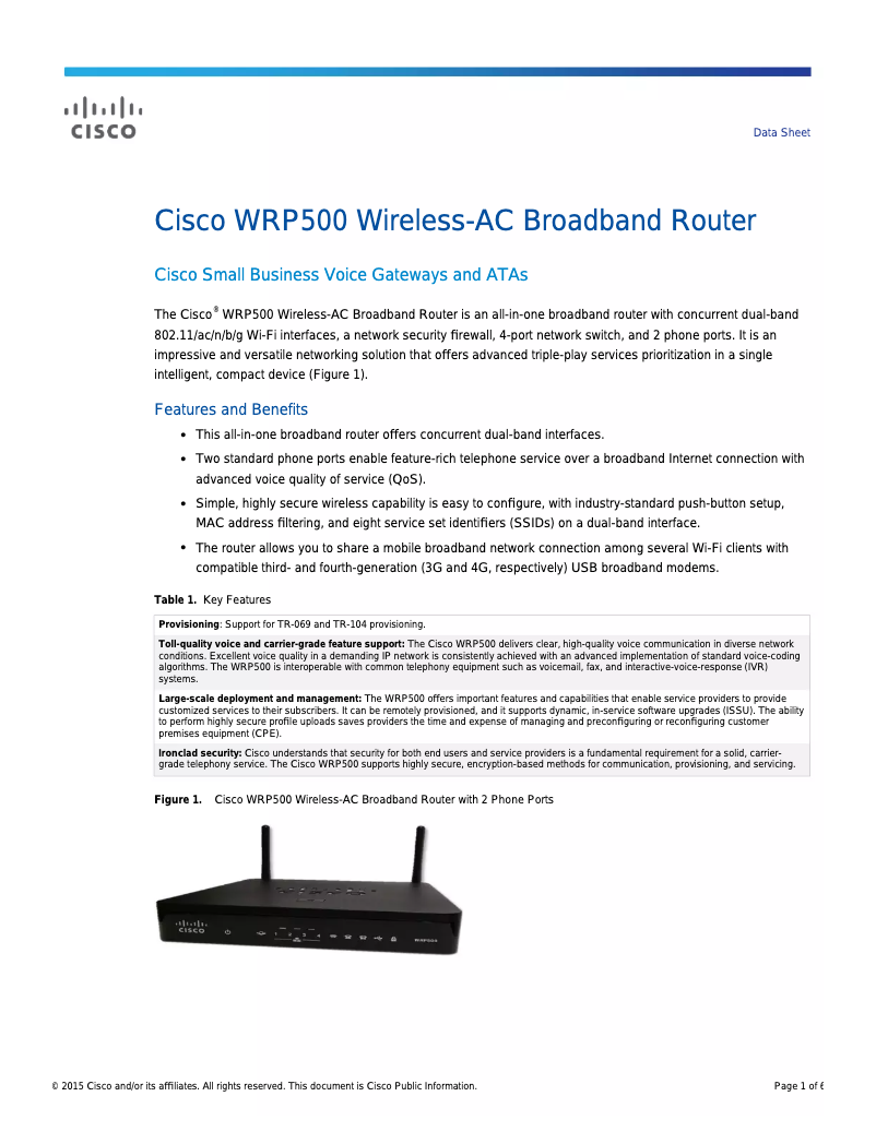 Image de la première page du manuel de l'appareil WRP500