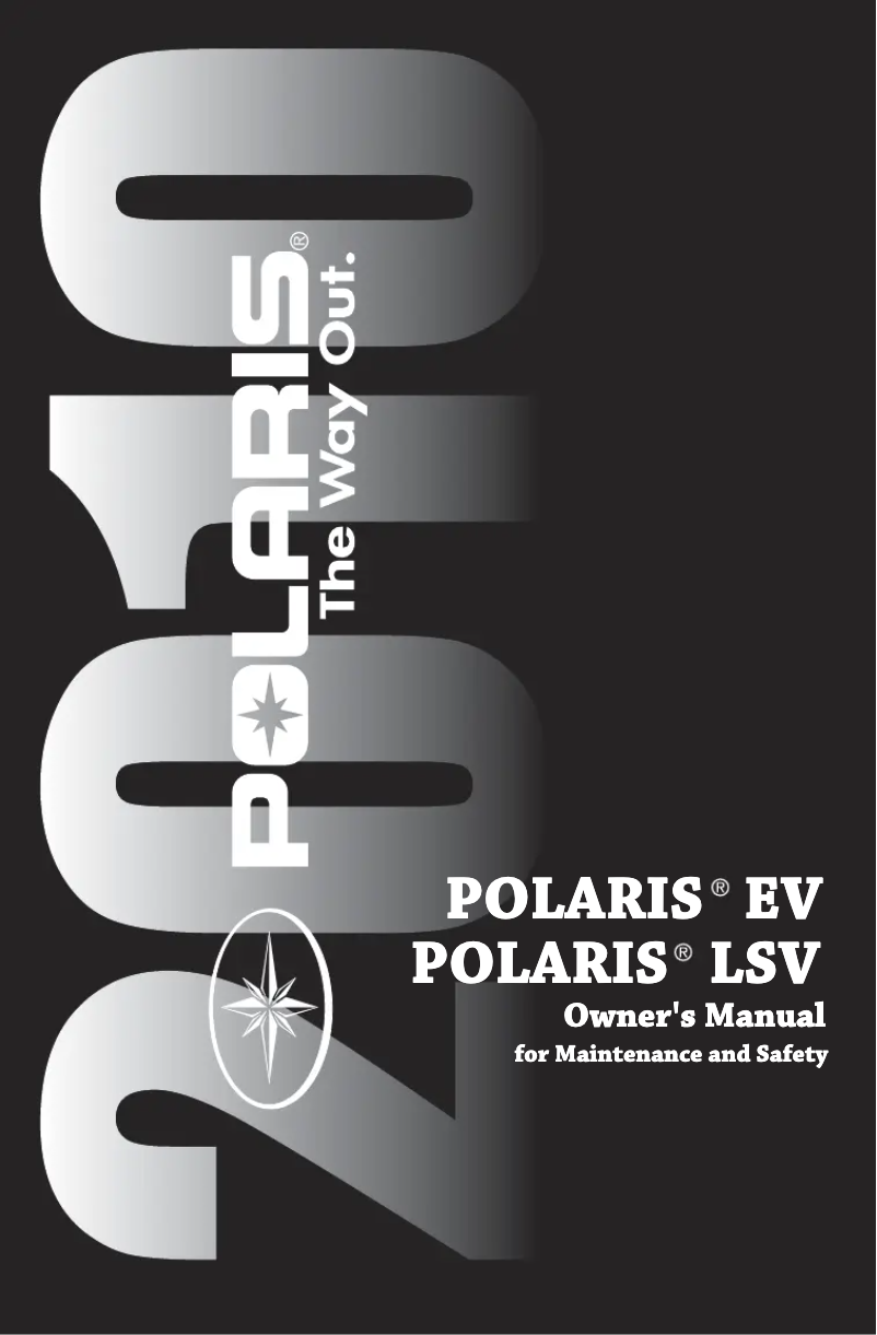 Image de la première page du manuel de l'appareil LSV (2010)