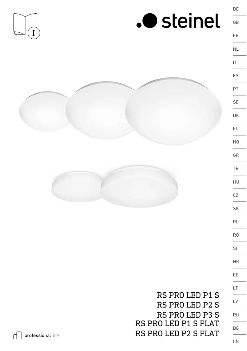Imagen de la primera página del manual del dispositivo RS PRO LED P3