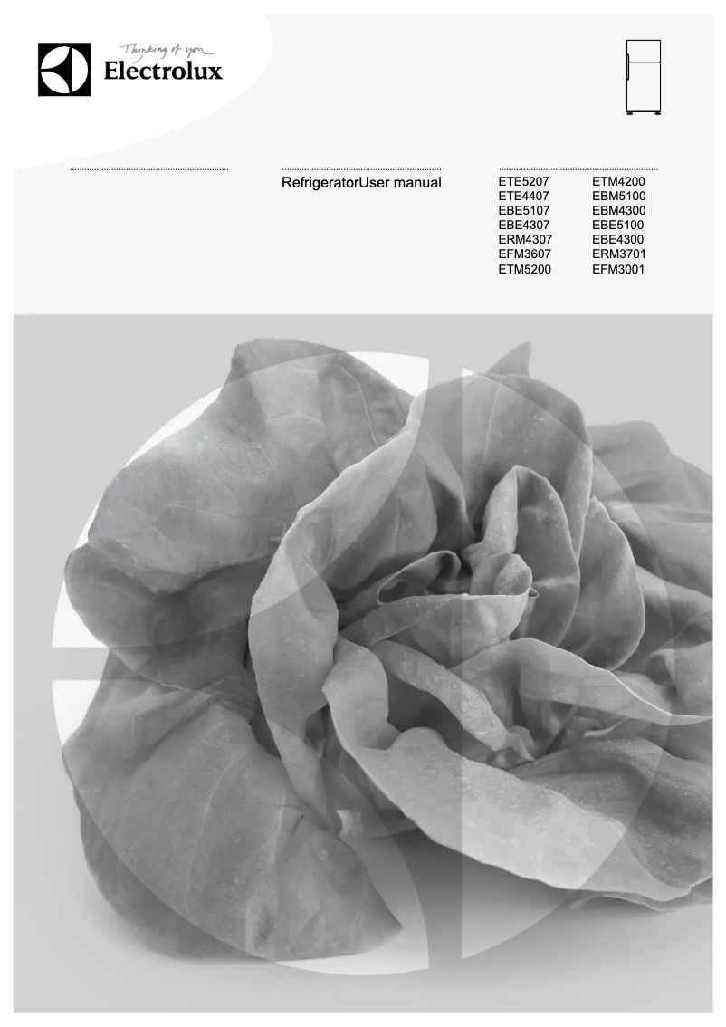 Page 1 de la notice Manuel utilisateur Electrolux EBM4300