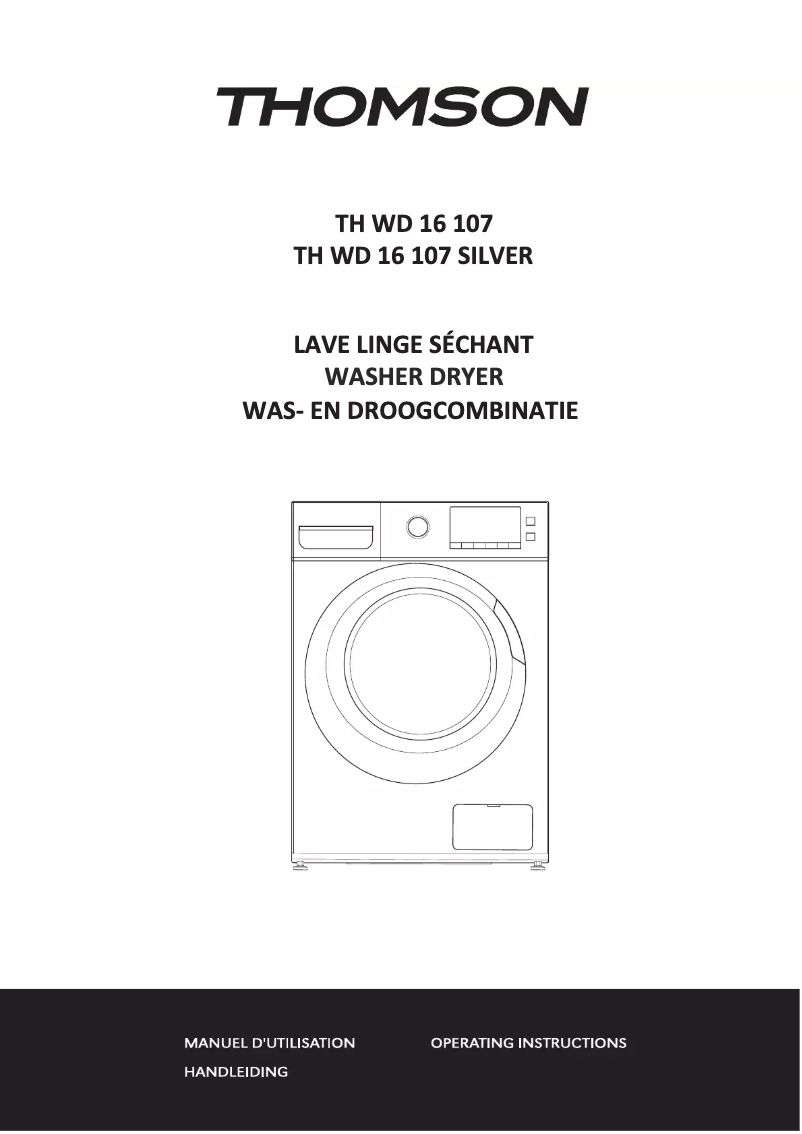 Page 1 de la notice Manuel utilisateur Thomson TH WD 16 107