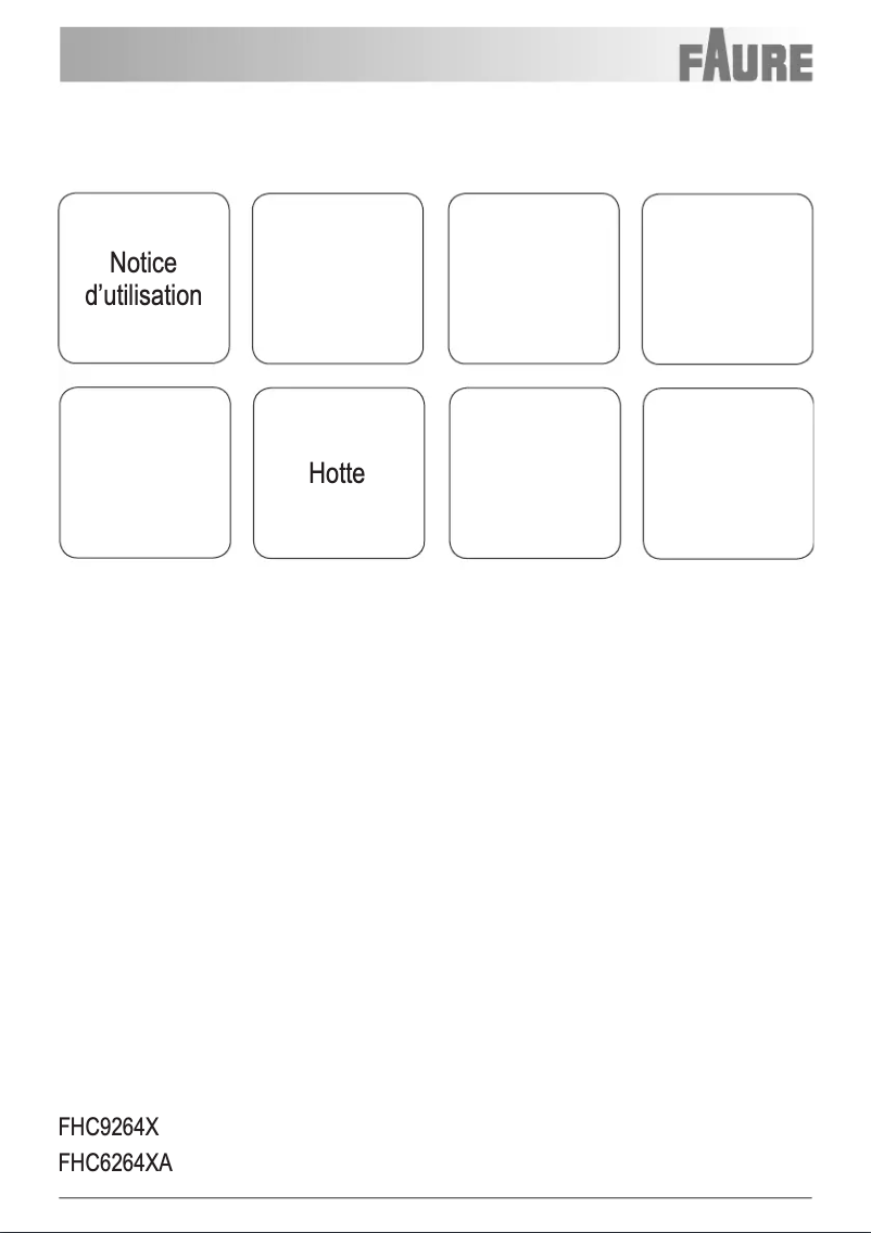 Page n°1 - Manuel utilisateur Faure FHC6264XA