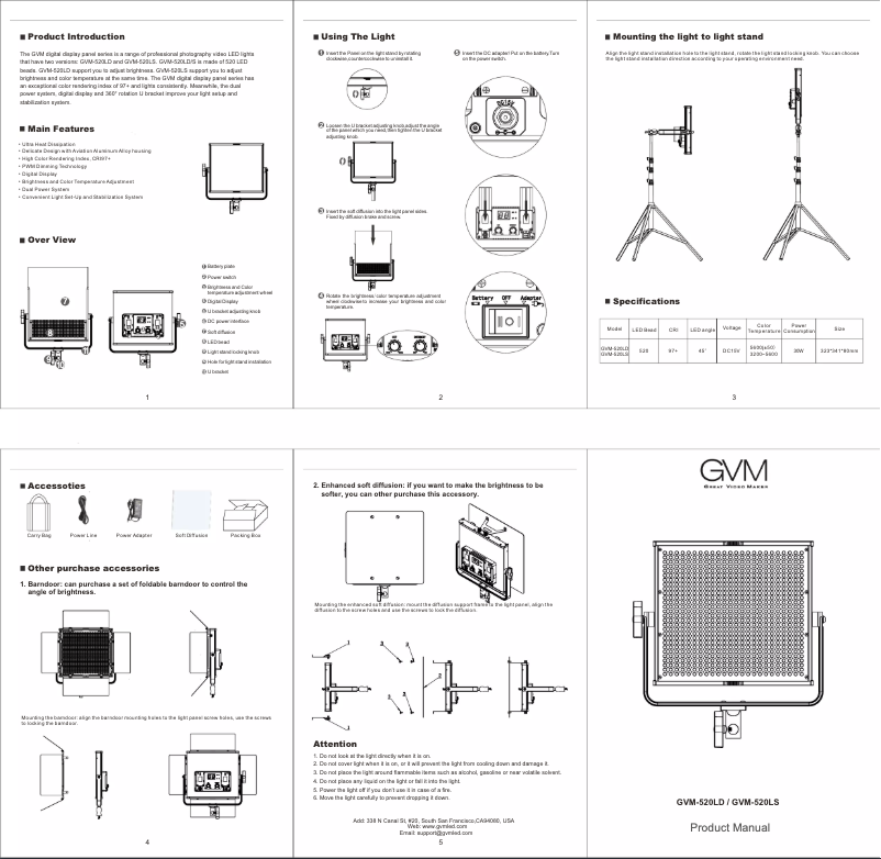 Image de la première page du manuel de l'appareil 520LS-B
