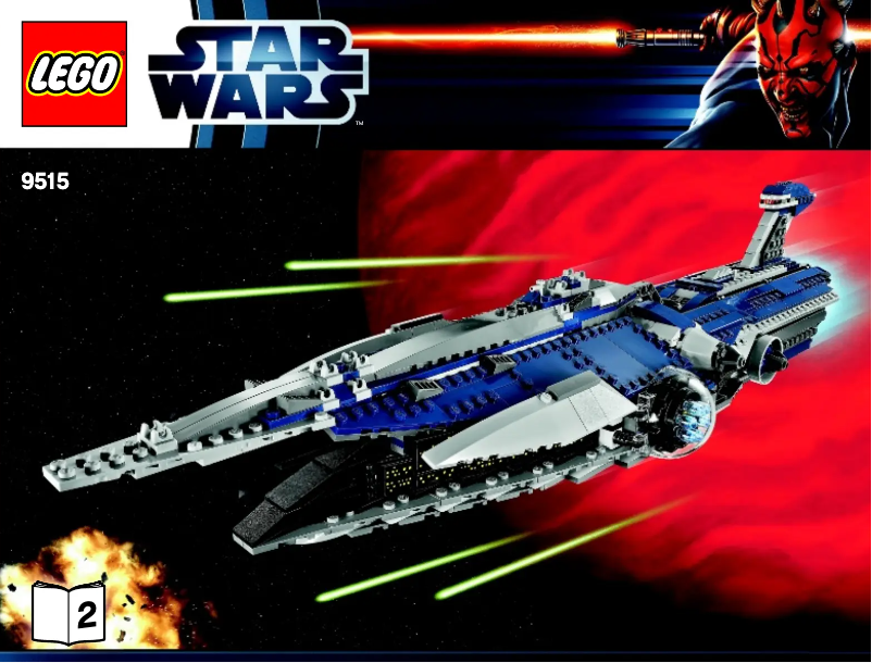 Page 1 de la notice Manuel utilisateur Lego Star Wars 9515