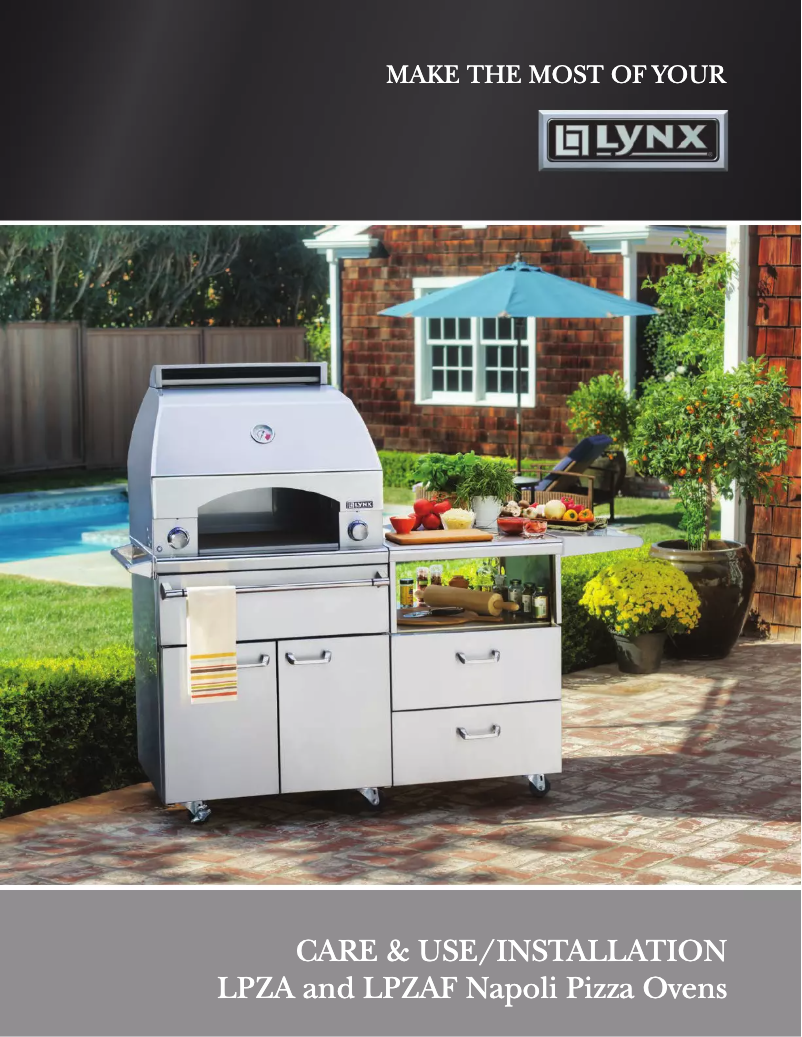 Page 1 de la notice Manuel utilisateur Lynx Napoli LPZAF