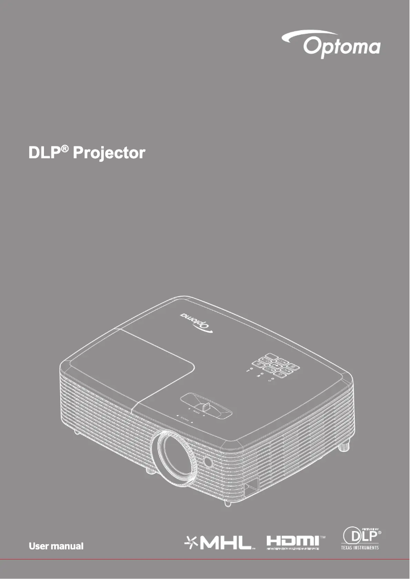 Page n°1 - Manuel utilisateur Optoma W341