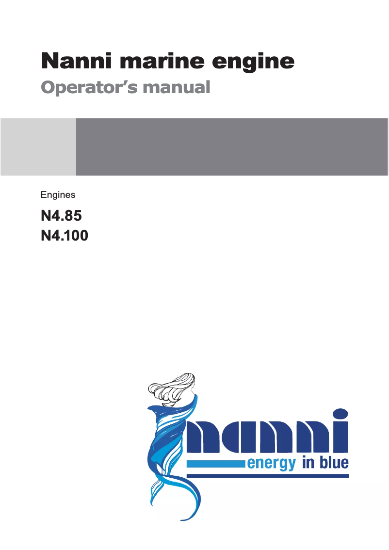 Image de la première page du manuel de l'appareil N4.100