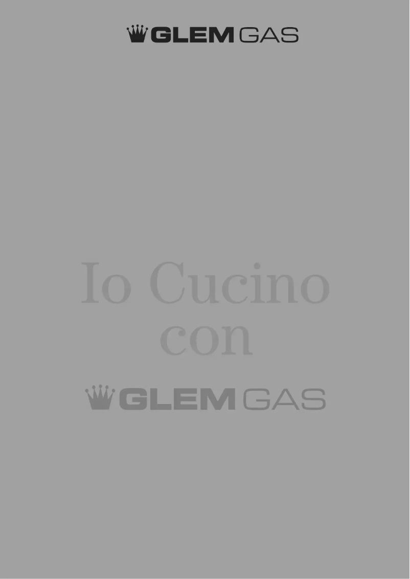 Page 1 of the manual User Manual Glem Gas GDF623SI
