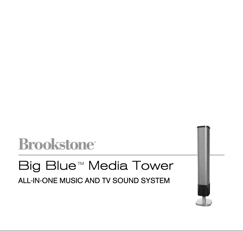 Page 1 de la notice Manuel utilisateur Brookstone Big Blue