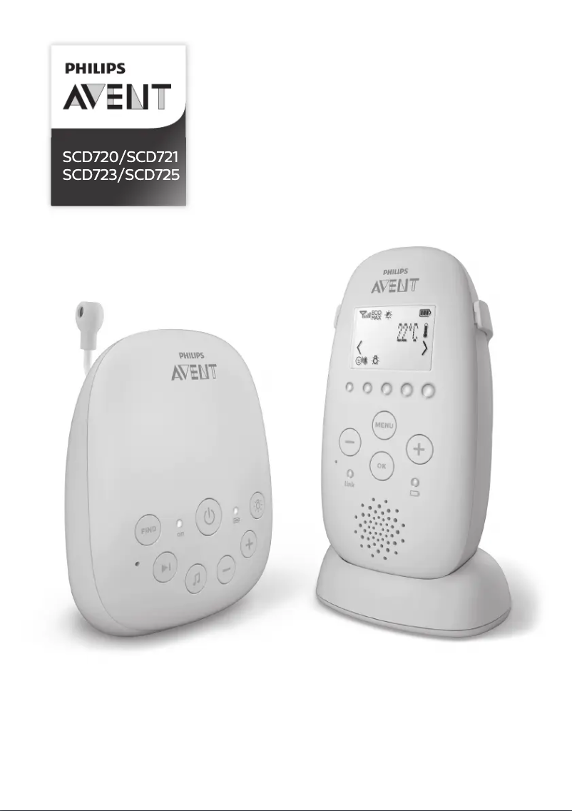 Page n°1 - Manuel utilisateur Philips AVENT SCD723
