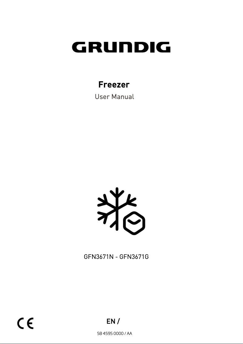 Page n°1 - Manuel utilisateur Grundig GFN3671N