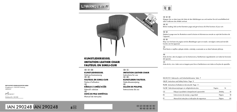 Página 1 del manual Manual de usuario Livarno Lux IAN 290248