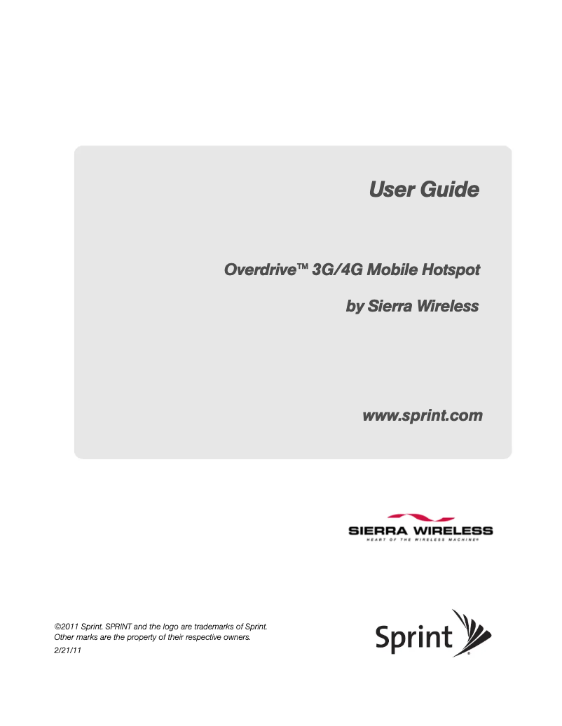 Page 1 de la notice Manuel utilisateur Netgear AirCard 801S